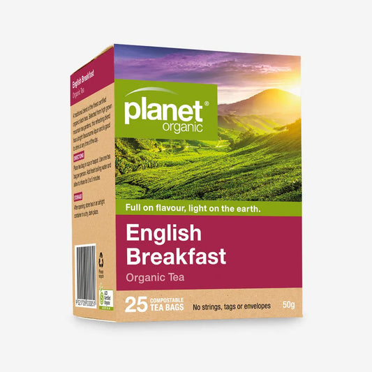 Planet Organic Planet Organic Organic Tea English Breakfast x 25 Tea Bags