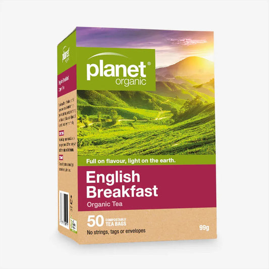 Planet Organic Planet Organic Organic Tea English Breakfast x 50 Tea Bags