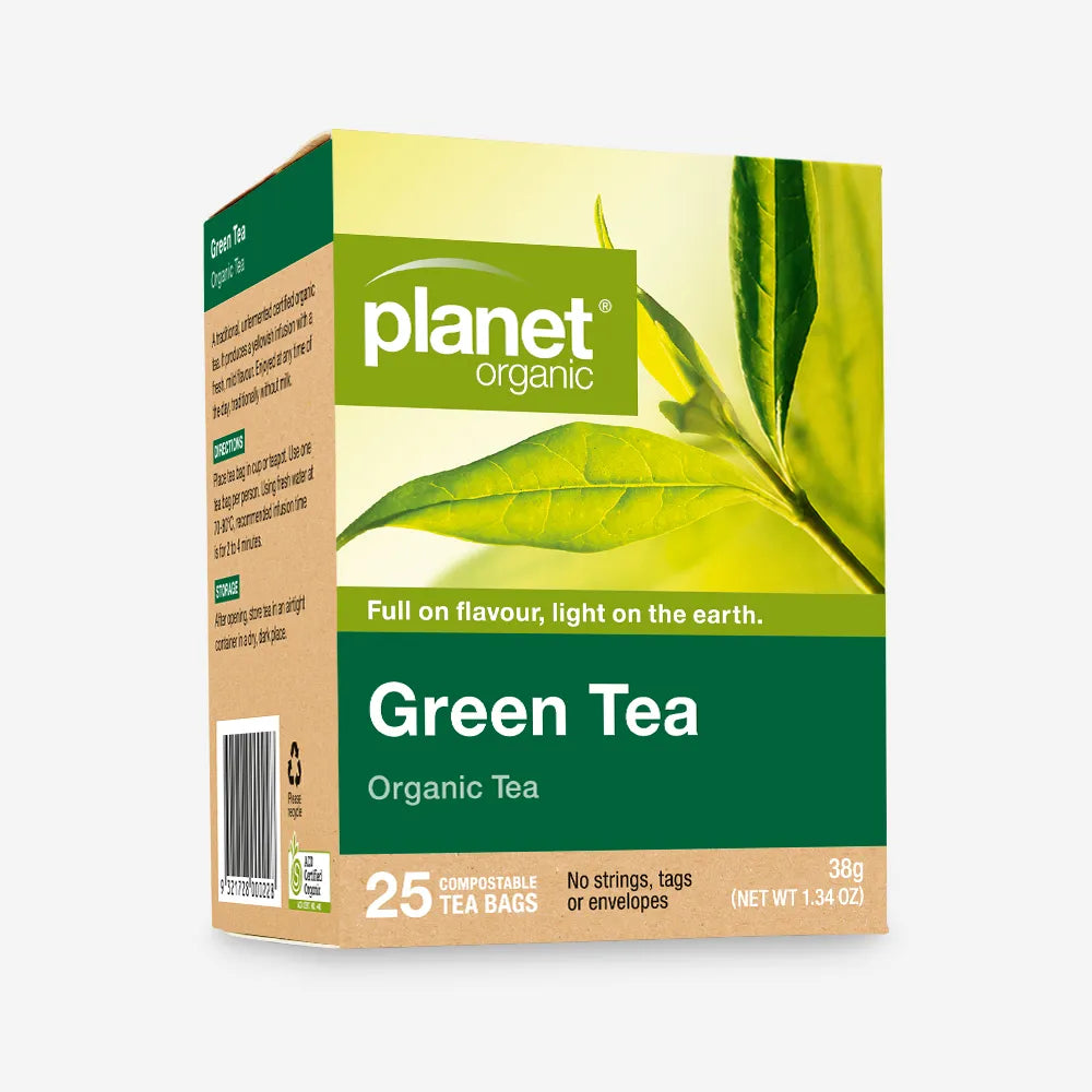 Planet Organic Planet Organic Organic Tea Green Tea x 25 Tea Bags