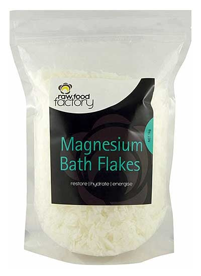 Raw food factory Raw Food Factory Magnesium Bath Flakes 1kg