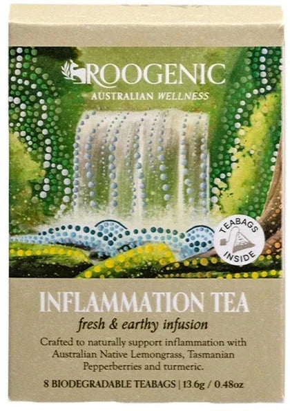 Roogenic ROOGENIC AUSTRALIAN INFLAMMATION TEA X 8 TEA BAGS