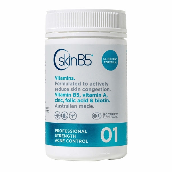 skinB5 Professional Strength Acne Control 180 tabs