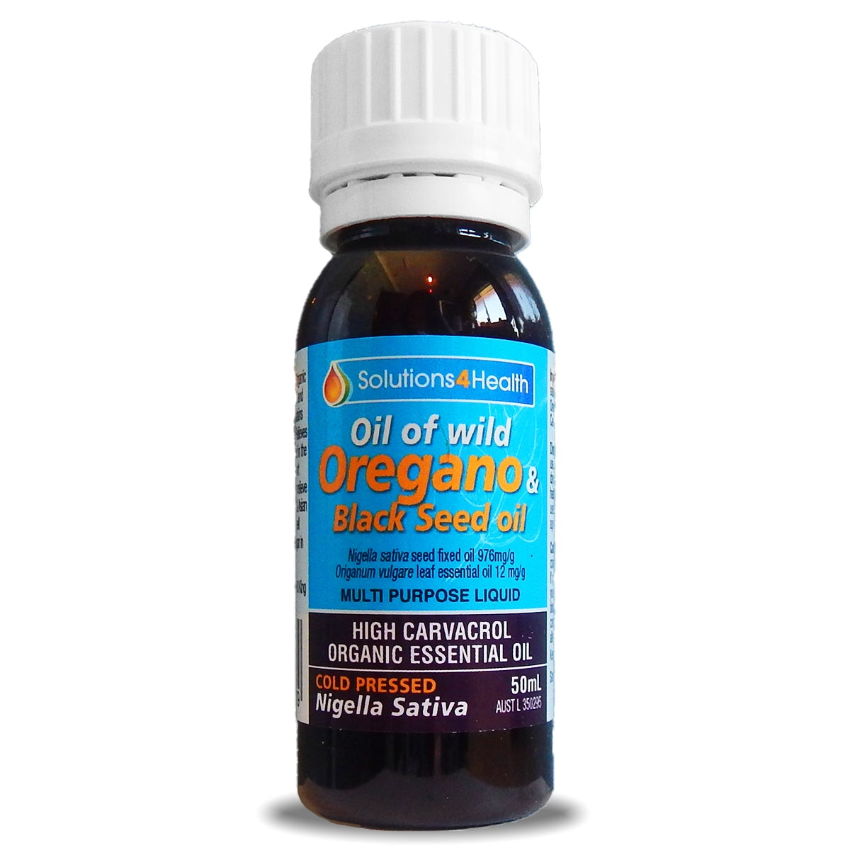 Solutions 4 Health Solutions 4 Health Oil of Wild Oregano & Black Seed Oil 50ml