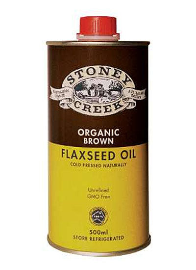 Stoney Creek Stoney Creek Organic Flaxseed Oil Brown 500ml