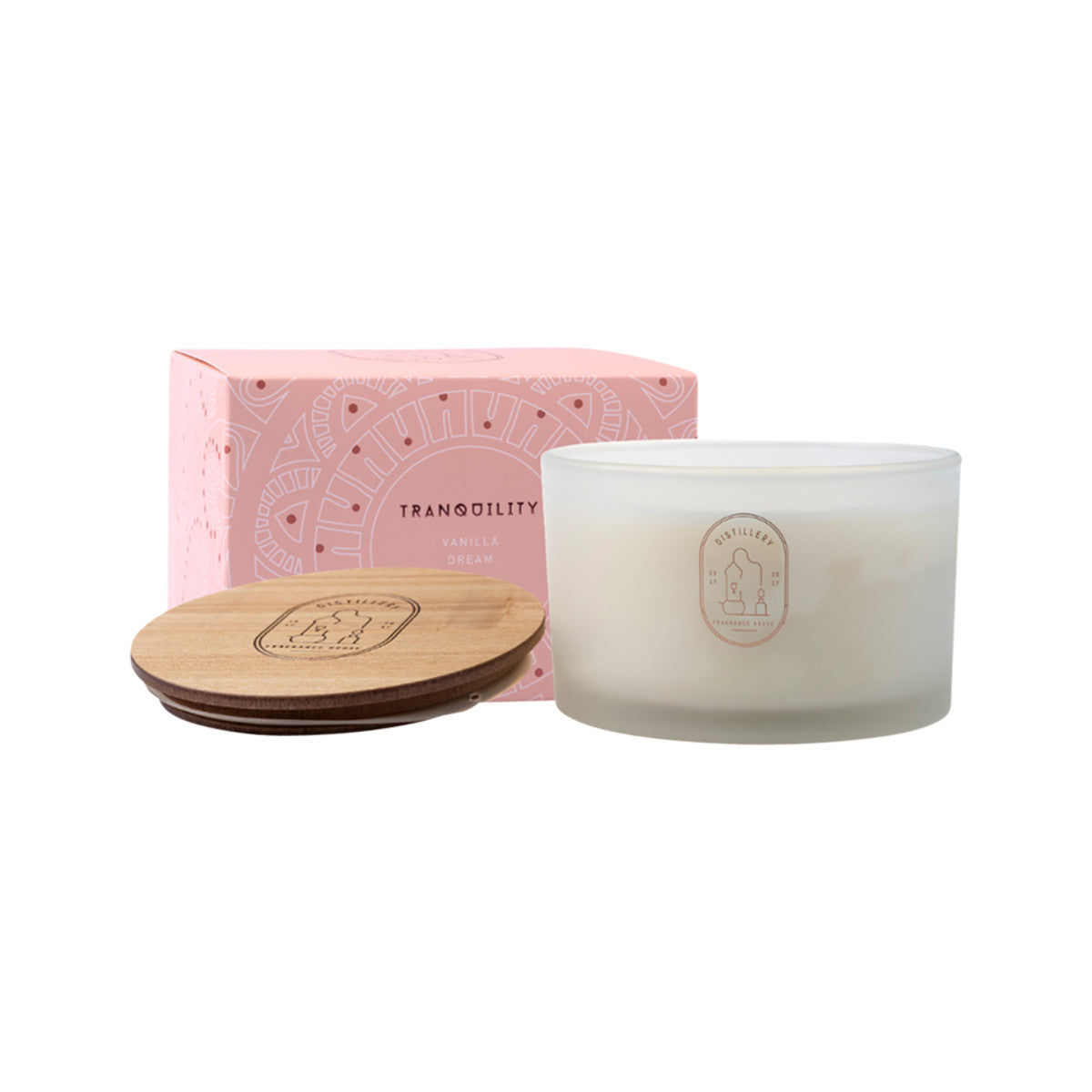 Distillery Distillery Fragrance House Soy Candle Tranquility (Vanilla Dream) 450g