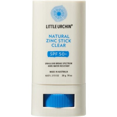 Little Urchin LITTLE URCHIN NATURAL ZINC STICK CLEAR SPF50+ 20G