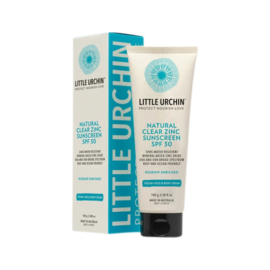 Little Urchin Little Urchin Natural Sunscreen Clear Zinc SPF 30 100g