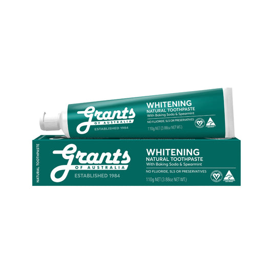 Grants Grants Of Australia Natural Toothpaste Whitening with Baking Soda & Spearmint 110g