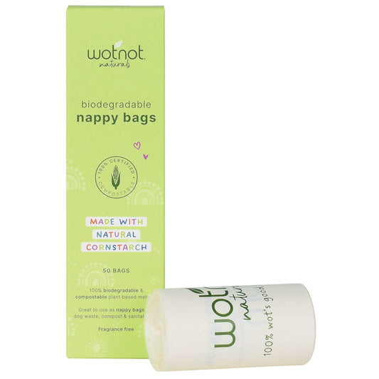 Wotnot Naturals Wotnot Naturals Biodegradable Nappy Bags x 50 Pack
