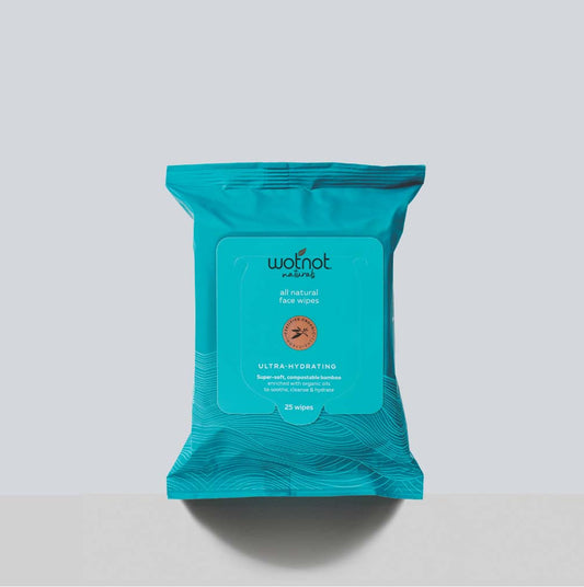 Wotnot Naturals Wotnot Naturals All Natural Face Wipes Ultra-Hydrating x 25 Pack